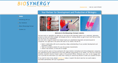 Desktop Screenshot of biosynergyeurope.com